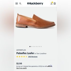 NWT Astorflex Pantoflex In Tan Leather Slip On Italian Loafer Size 43 EU 10 US